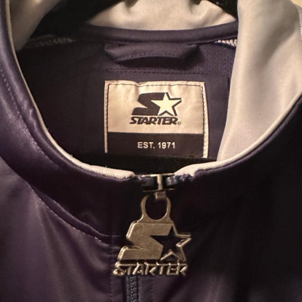 Mens XXL Penn State Starter Walk On Jacket, Full Zip, Collar, Satinish, NEW/TAGS - Picture 3 of 8
